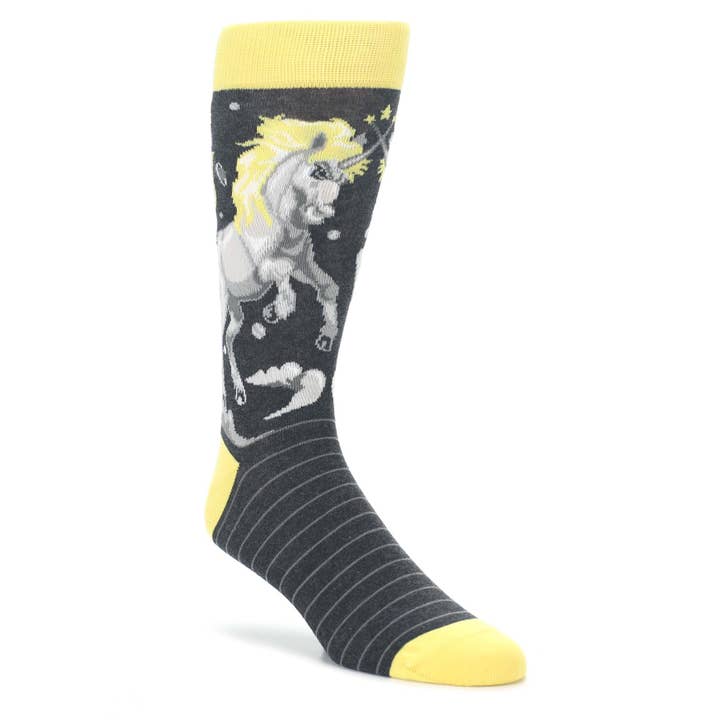 Statement Sockwear - Wholesale Socks - Men's - Unicorn Socks - Men's Novelty Dress Socks