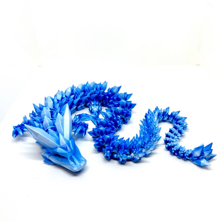 Ruby’s dragons - Venta al por mayor Figura decorativa - Dragones medianos impresos en 3D sin alas – Colores surtidos4