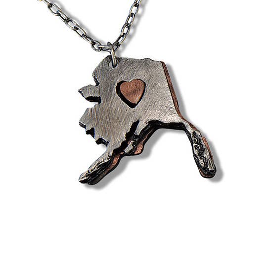 Anju Jewelry - Vente Colliers à pendentif - Home State Jewelry - Collier en étain4