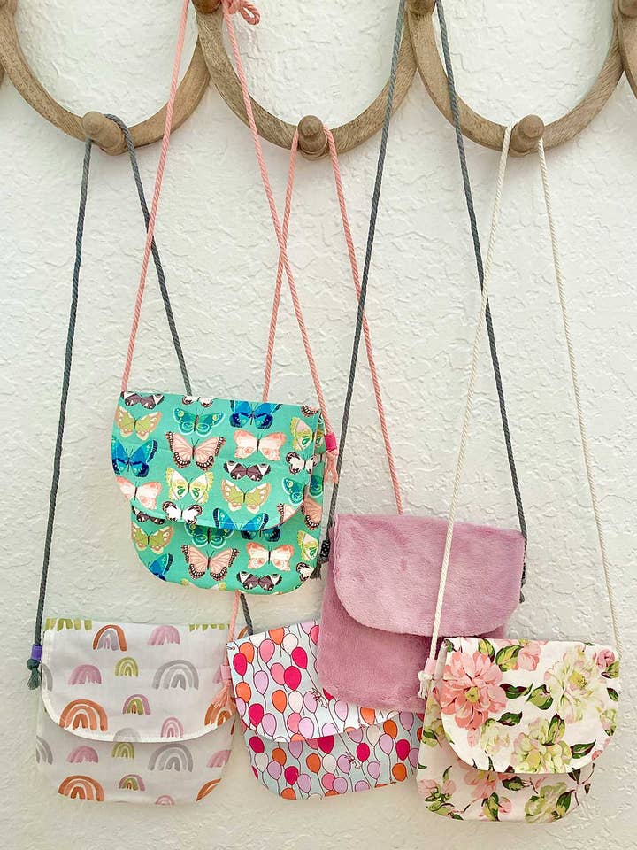 Mixed patterns Kid purse. Messenger bag. Tween Crossbody bag for wholesale by edeenut