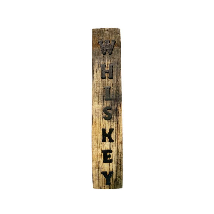 Whiskey Barrel Stave Sign for wholesale by Layne Wilson