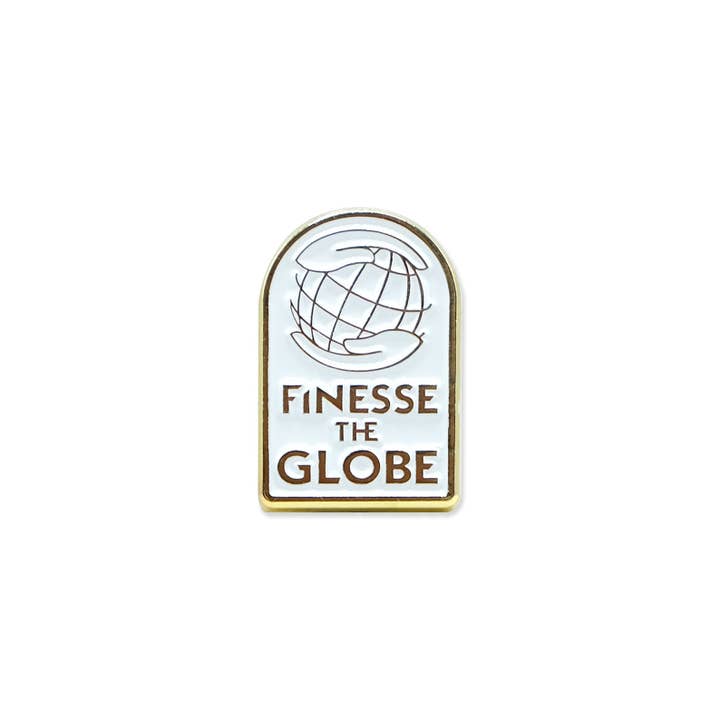 Pin de solapa Finesse The Globe para venta al por mayor de Kingpinz