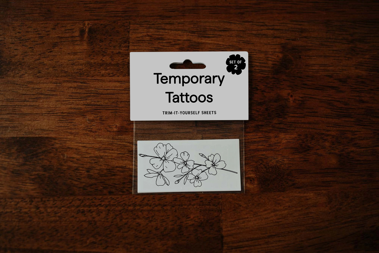 Saint Tattoos - Wholesale Temporary Tattoo - March Birth Flower - Cherry Blossom Temporary Tattoos2