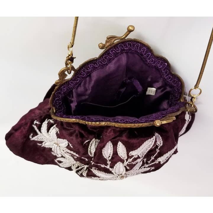 Ricki designs – wholesale Crossbody bag – Women's – Vintage Classic Velvet Women's Clutch Bag