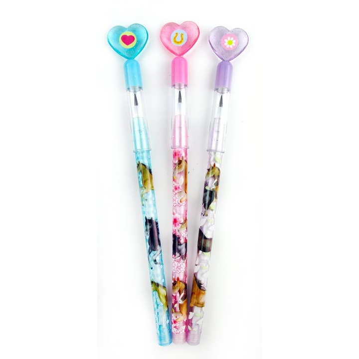 Tiny Mills - Wholesale Pencil - 24 Pcs Horse and Pony Multi Point Pencils