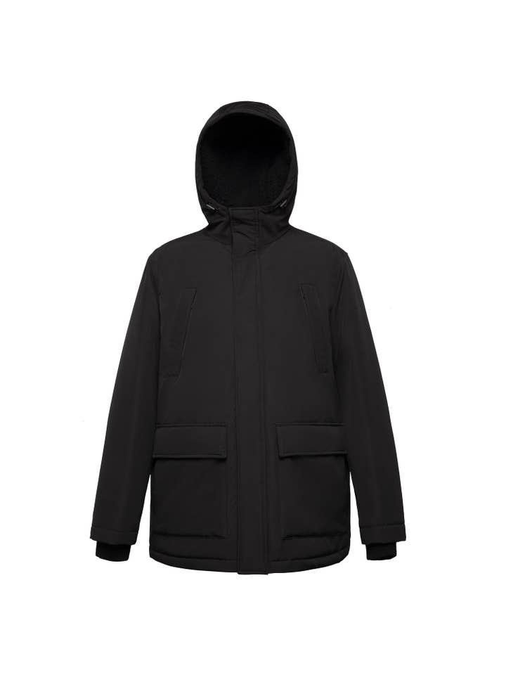 Rokka & Rolla, Inc - Wholesale Parka - Men's - Men's Parka Jacket Winter Coat Sherpa Fleece Lined Hood