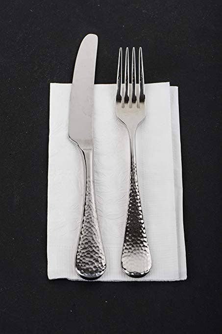 EcoQuality - Wholesale Disposable Napkin - 2-Ply White Disposable Paper Dinner Napkins 15" x 17"4