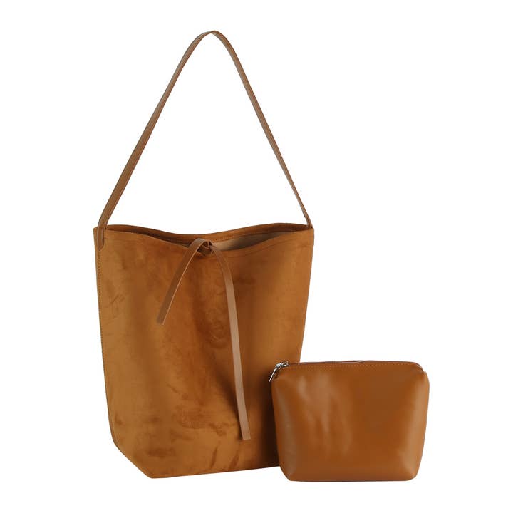 HR CORP - Wholesale Shoulder Bag - Women's - Calin Suede Slouchy 2in1 hobo7
