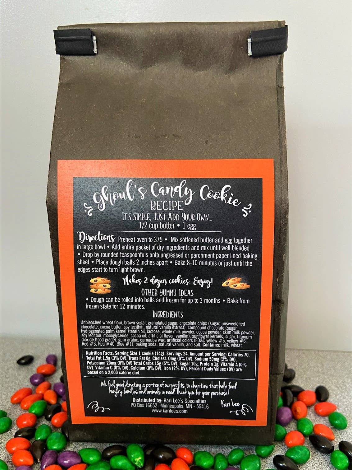 Kari Lee's Specialties - Wholesale Cookie Mix - Ghoul's Candy Cookie Mix-Halloween1