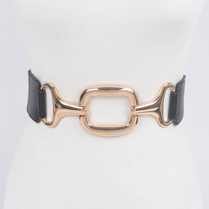 3AM BY H&D ACCESSORIES - Wholesale Belt - Women's - Metal Buckle Stretch Waist Belt