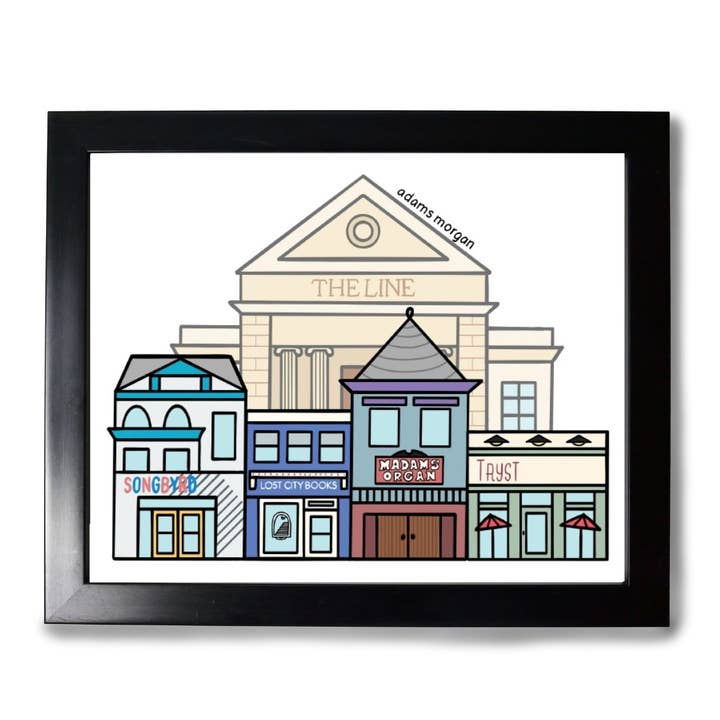 Adams Morgan Impressão artística por atacado de Found Paper LLC