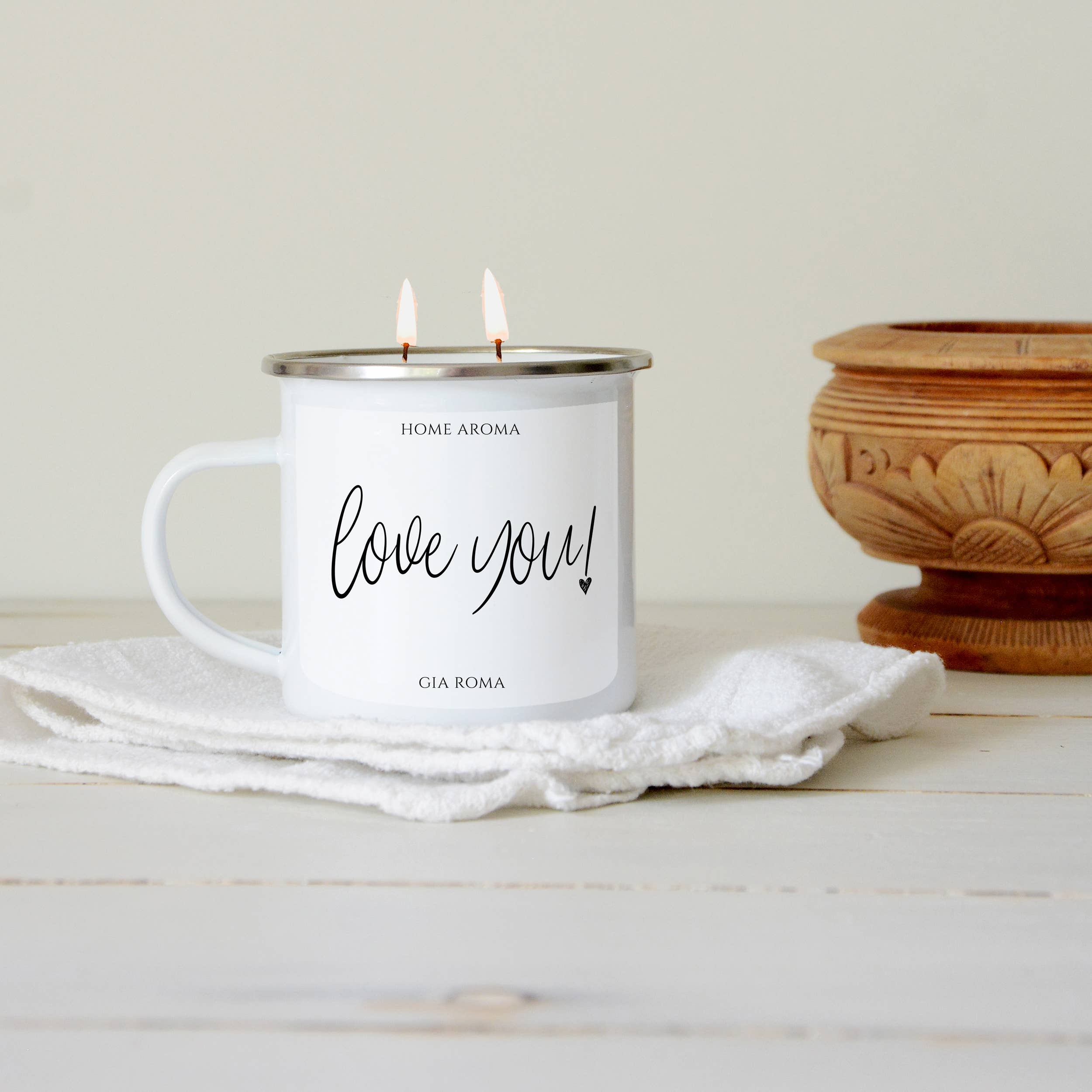 Gia Roma - Vendita all'ingrosso Candela in vasetto - Candele di San Valentino da 470 ml, regalo 'I Love You' per donne e uomini96