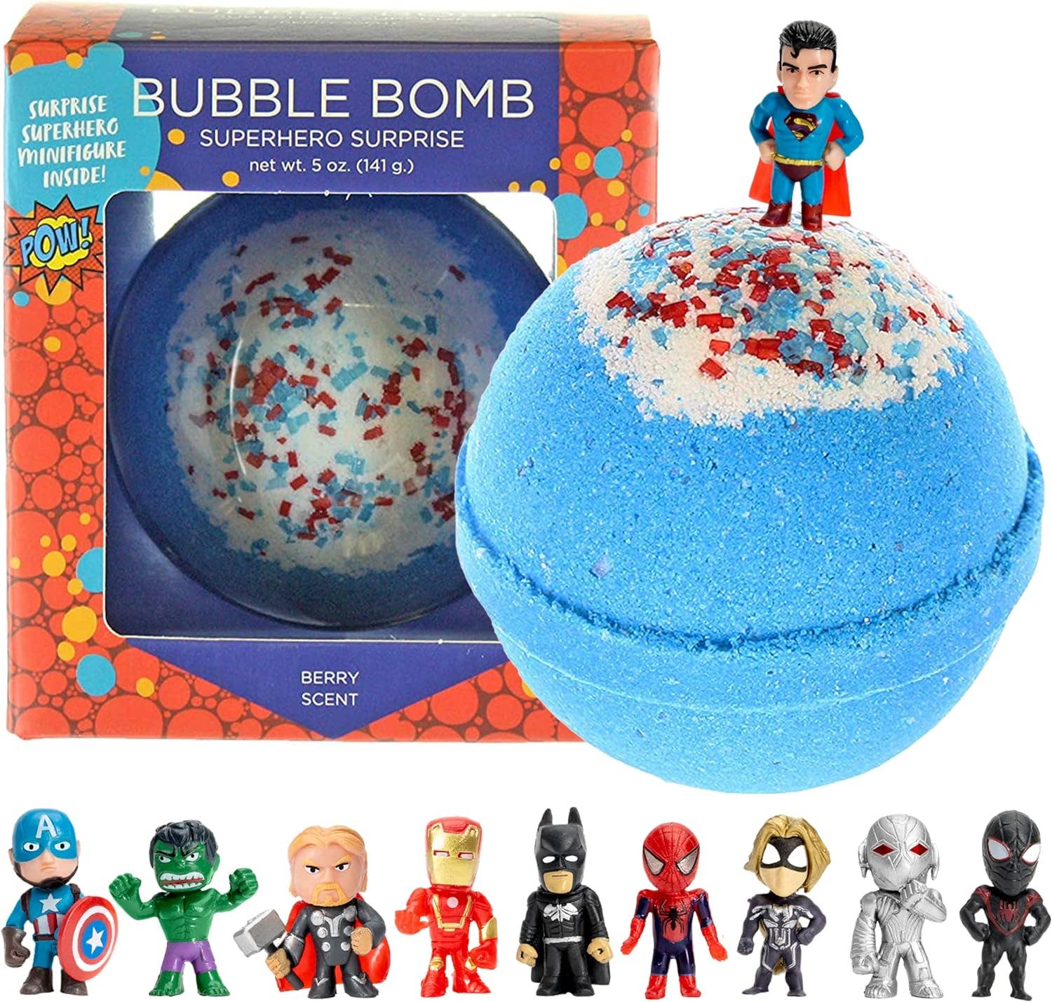 Two Sisters Spa - Wholesale Bath Bomb/Fizz - Superhero Bath Bomb for Kids (1 Pack)