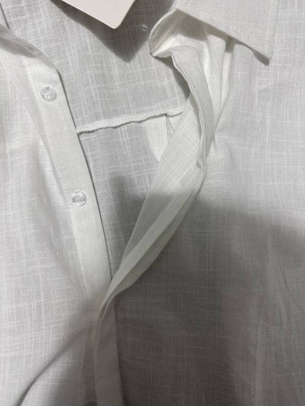 HIDDENBRAND - Wholesale Button Down Shirt - Women's - cotton linen blend button down shirt7