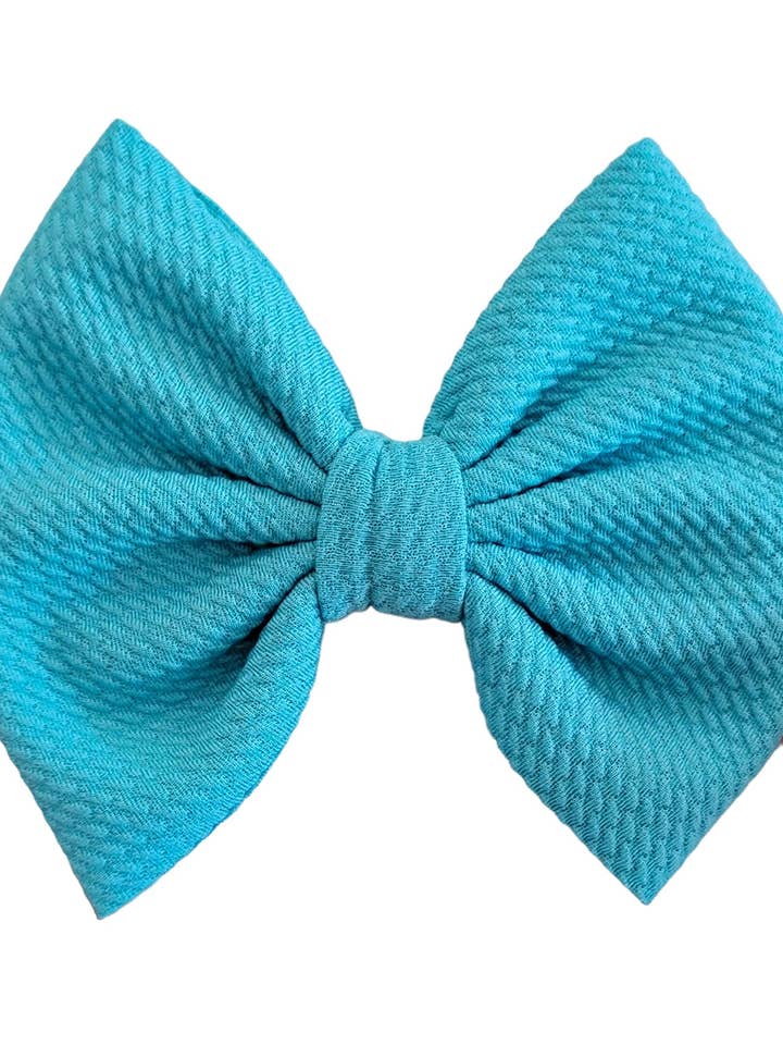 Savannah Bow-Calypso Blue for wholesale by Dainty Delights Creations