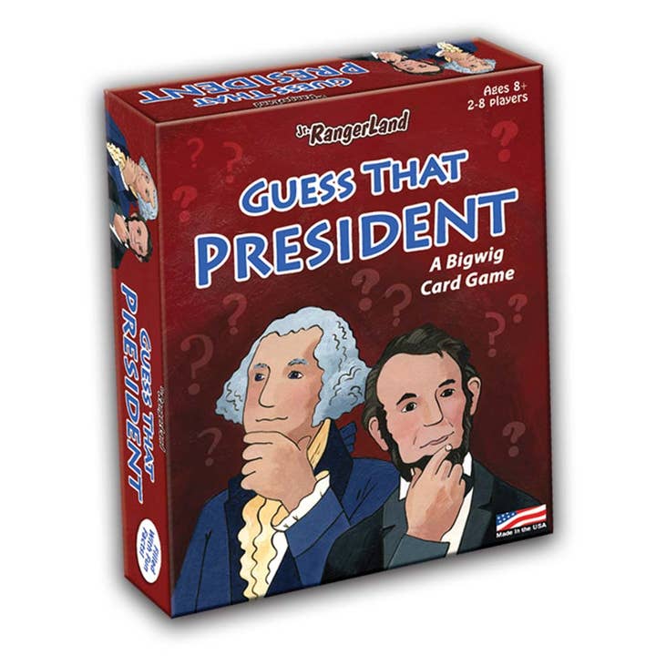 Jr. RangerLand - Wholesale Card Game - Jr. Rangerland Guess That President Card Game1