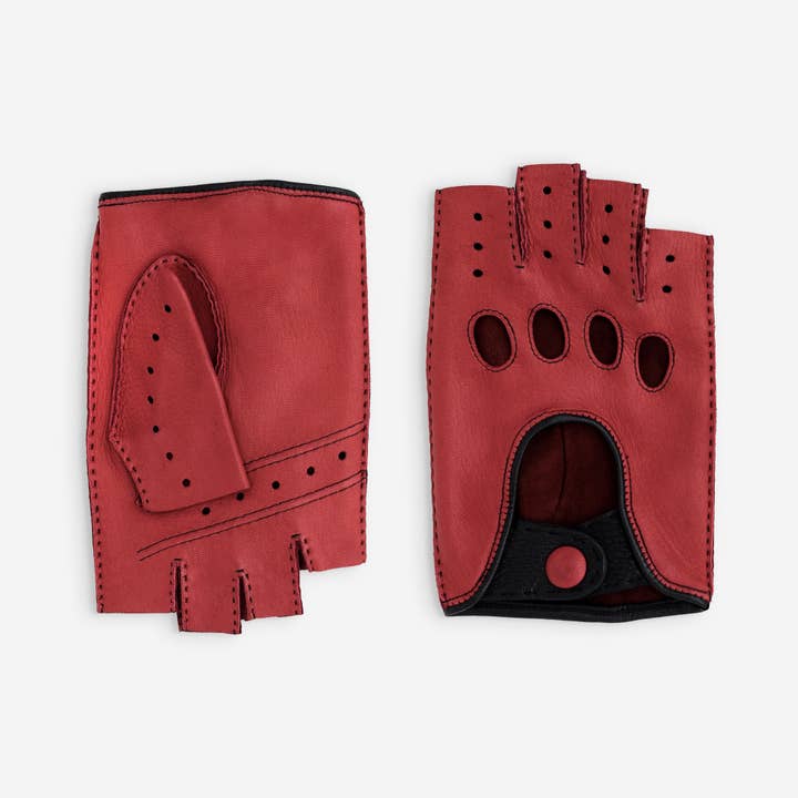 Glove Story - Wholesale Gloves - Unisex - Driving gloves lambskin leather-unlined-22116NF2