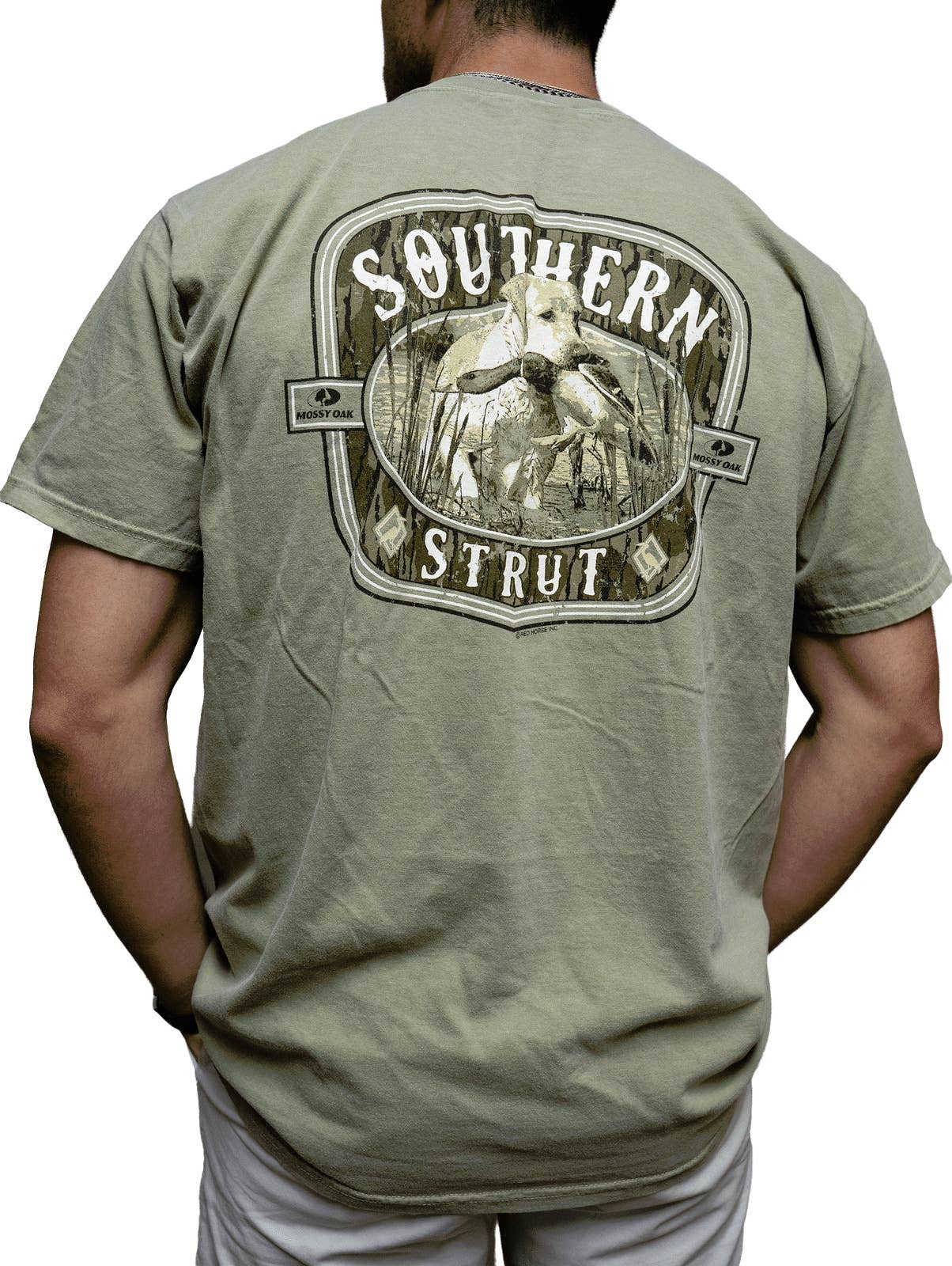 Mossy Oak, Shirts, Mossy Oak Fishing Tee Elements American Flag Short  Sleeve Mens Shirt Size Xl