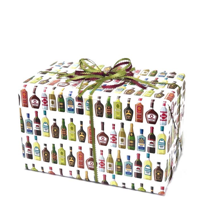 Stesha Party - Wholesale Flat Wrap - Beer Alcohol Liquor Mens Wrapping Paper5
