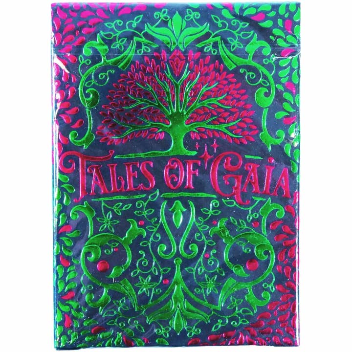 Tales of Gaia: Nightshade Edition - Premium Fantasy Elemental Playing Cards - Wonderland Workshop - KardecK Series for wholesale by Poggers