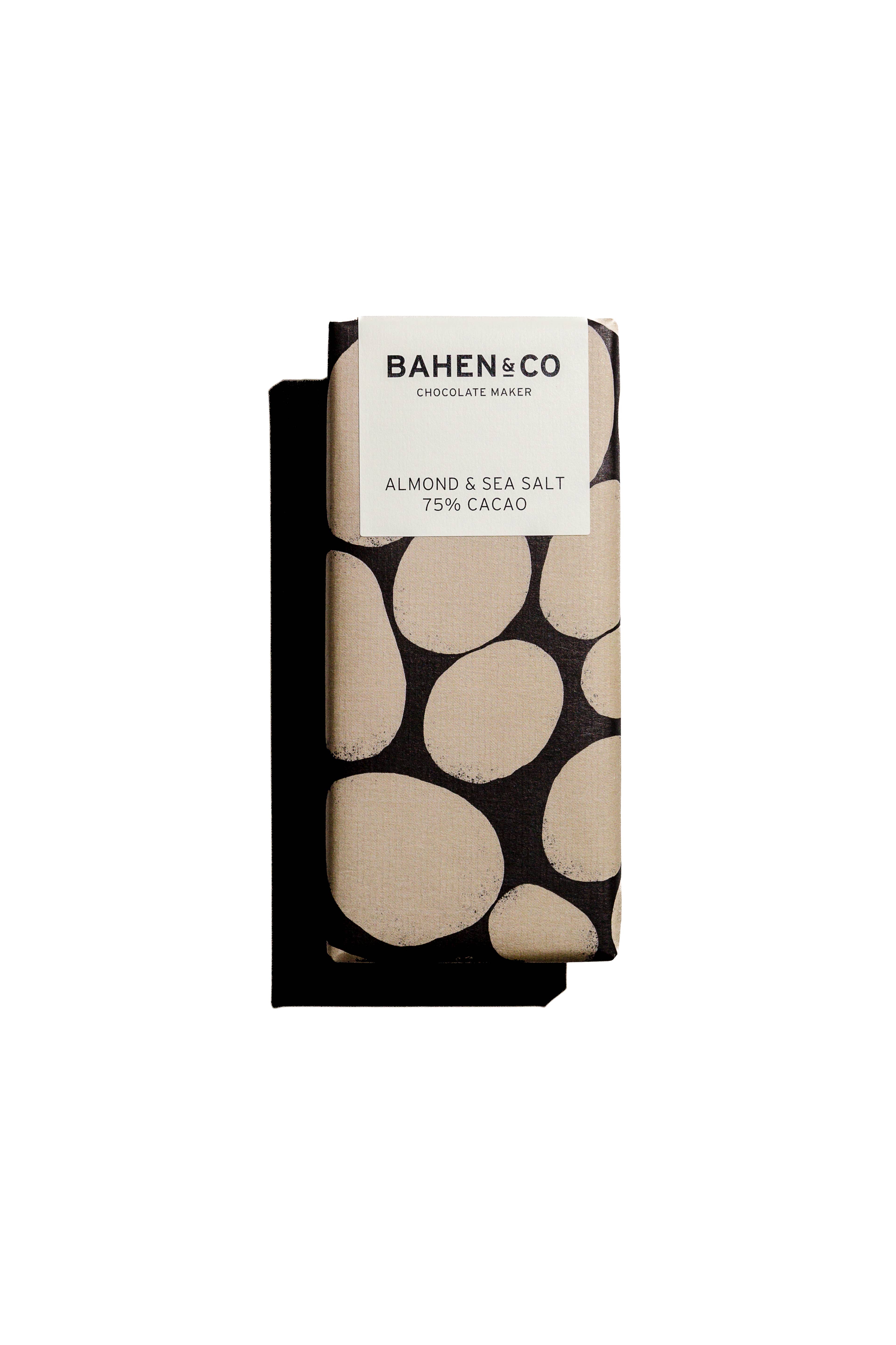 Bahen & Co - Wholesale Chocolate Bar - Almond & Sea Salt Chocolate Bar