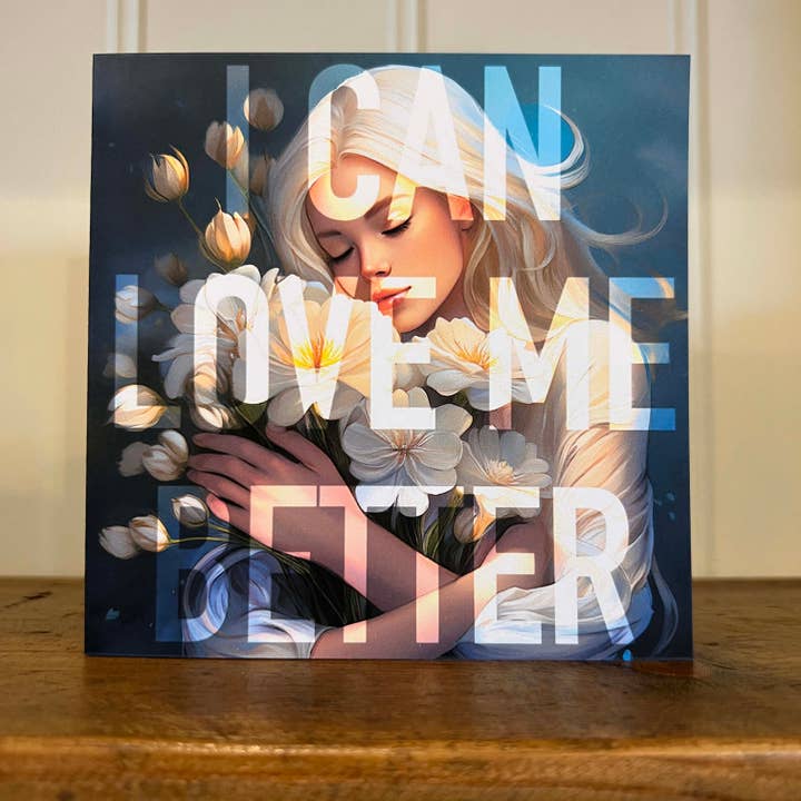 Notes to Self Greeting Card – I Can Love Me Better (5 Pack) for wholesale by delaVision