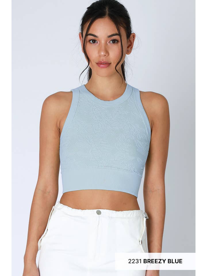 NIKIBIKI - Wholesale Knit Top - Women's - NS8330 - Lace High Neck Crop11