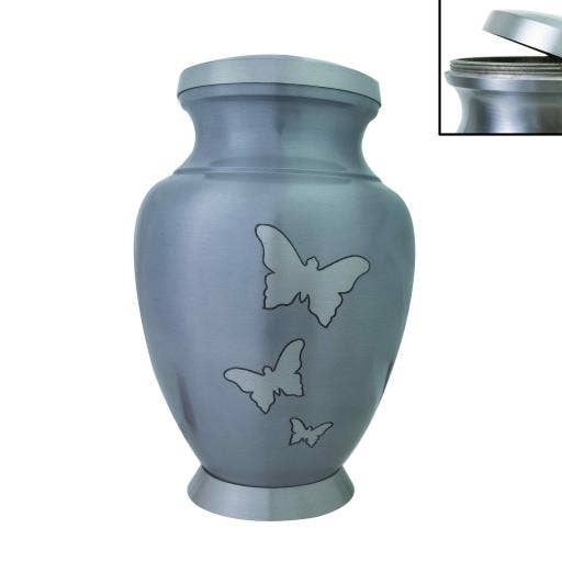 Urna per Cremazione Vicina e Cara Solara 10`` Farfalle-425 per la vendita all'ingrosso da parte di International Gifts Ltd.