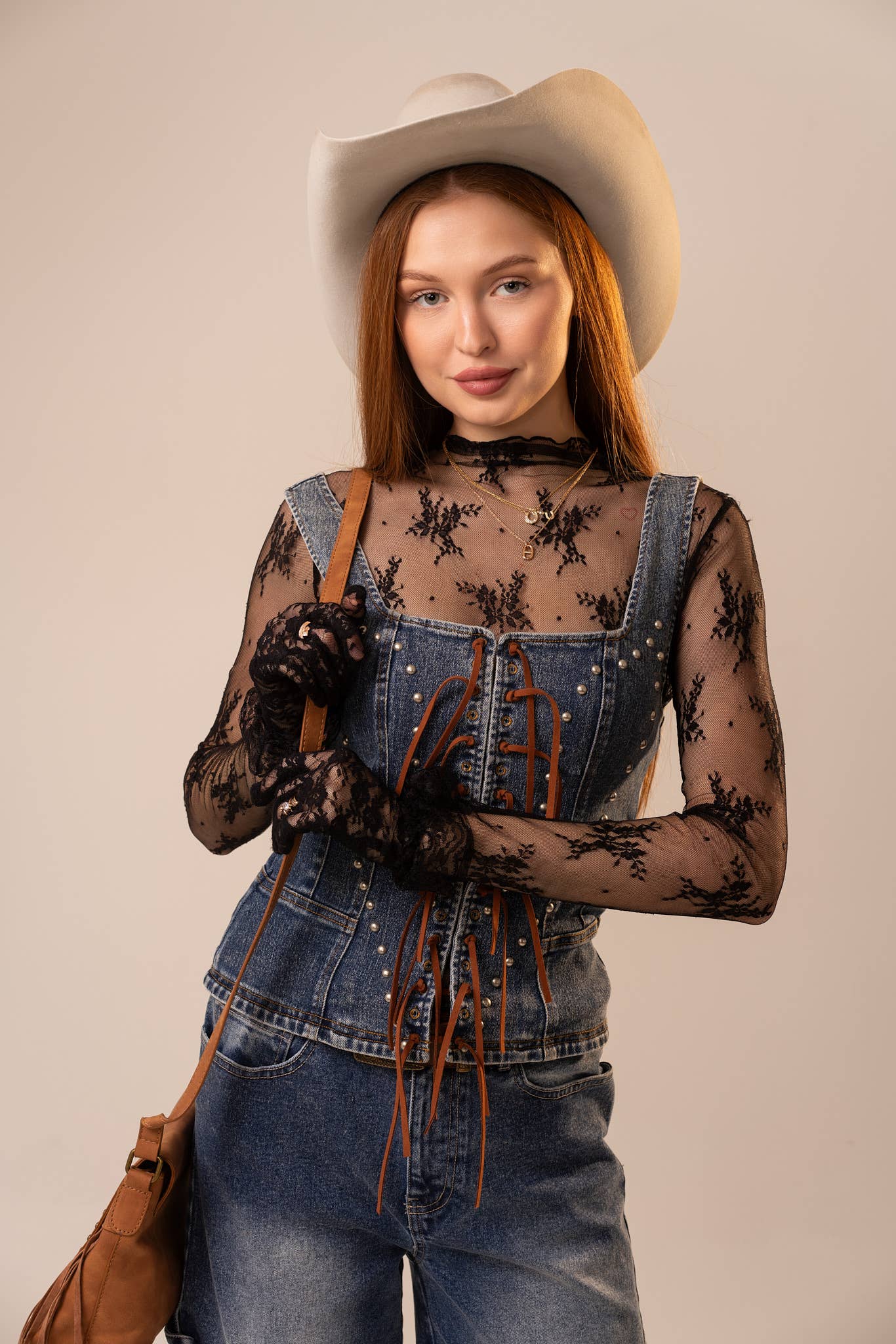 Blue B - Wholesale Outerwear Vest - Women's - 23712T Studded Fringe Denim Vest12