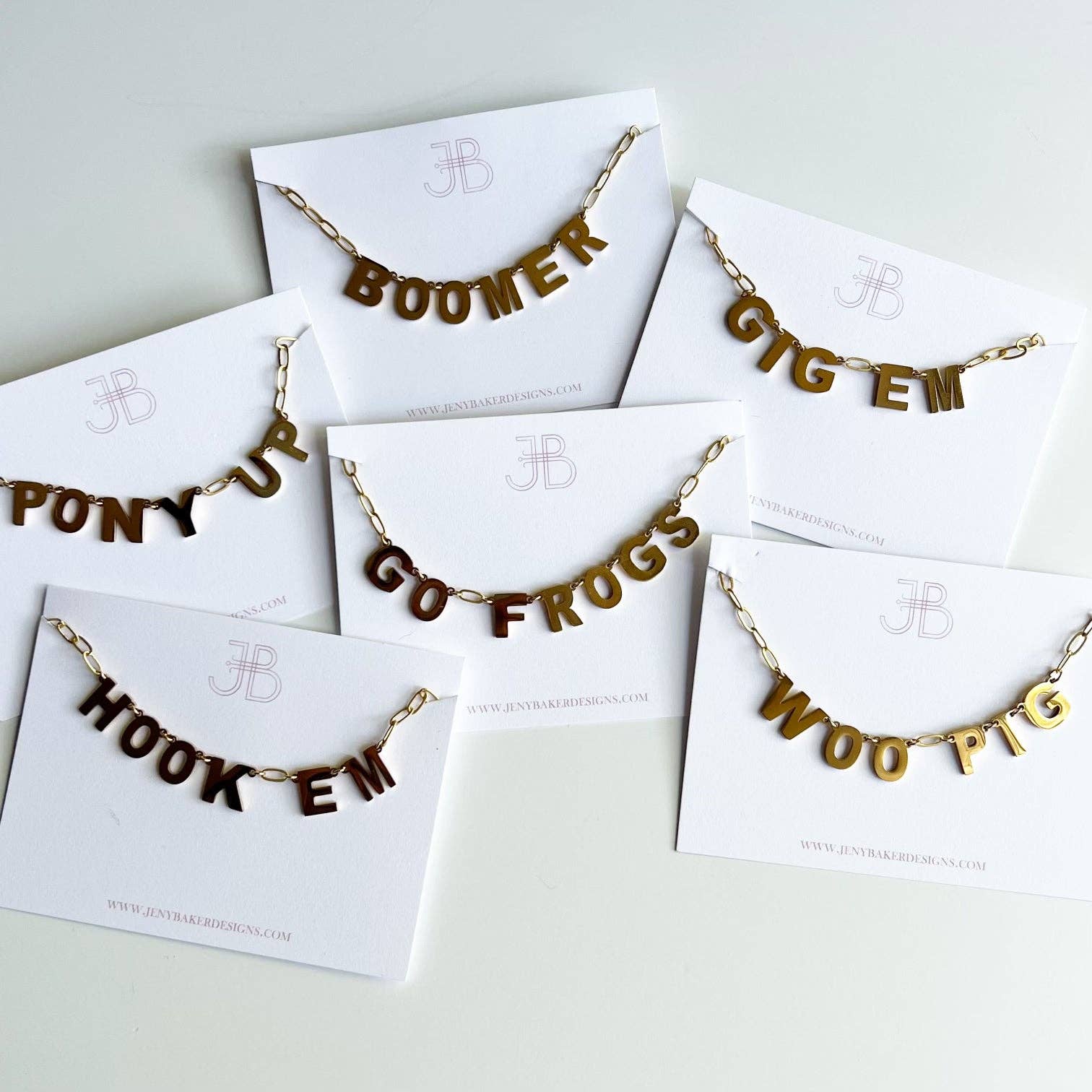 Jeny Baker Designs - Wholesale Pendant/Charm Necklace - Chunky Gameday Necklace2