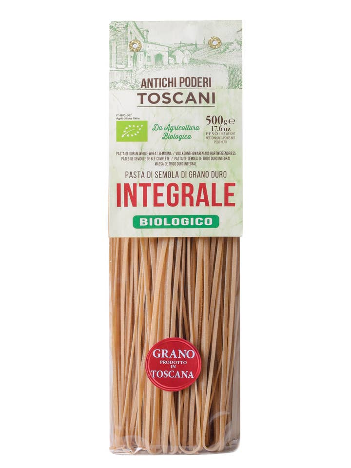 Pasta Artigiana Whole Wheat Linguine 100% Tuscan Grain 500g for wholesale by Antico Pastificio Morelli 1860