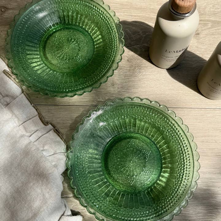Villa Lua Home - Wholesale Decorative Plate/Dish/Bowl - Hand-pressed Glass Dish