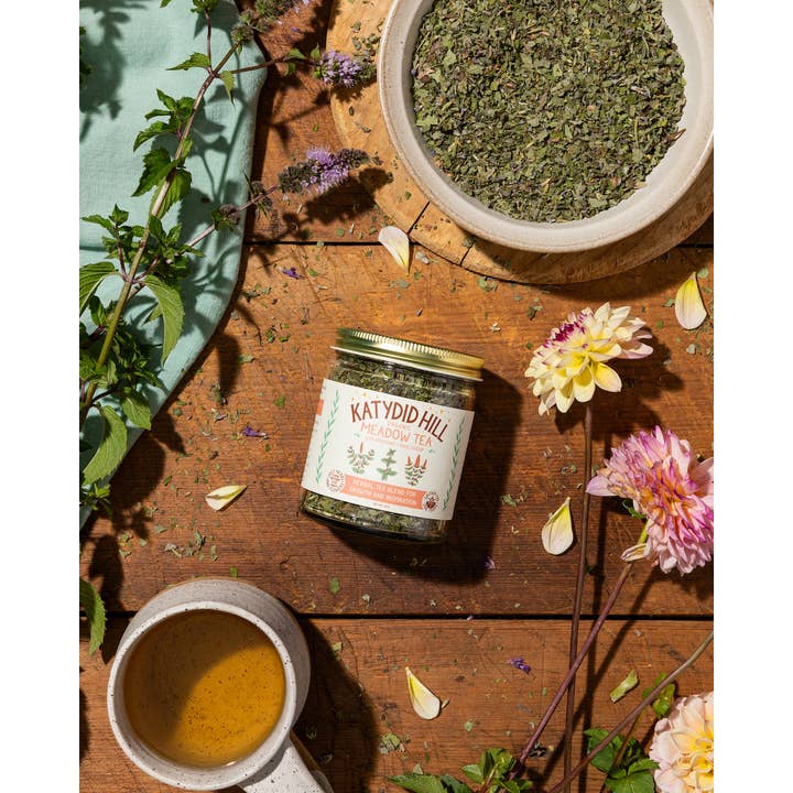 Katydid Hill Farm - Wholesale Loose Tea - Meadow Tea - organic herbal tea blend for growth and inspiration