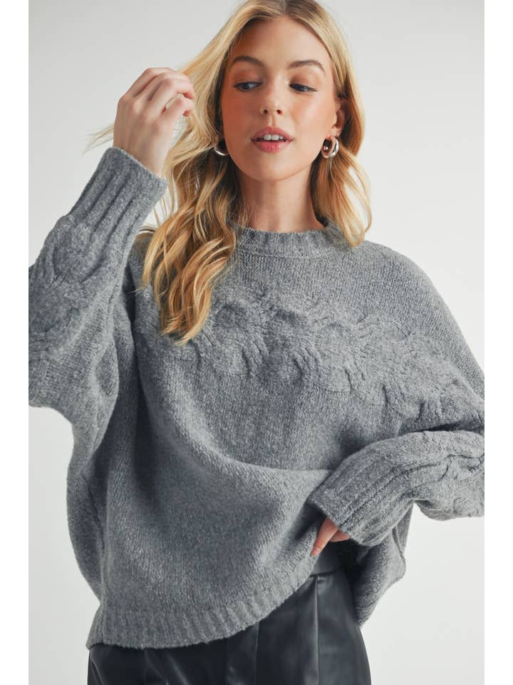 AEMI + CO - Wholesale Knit Sweater - Women's - 3205EK Elaine Sweater 226