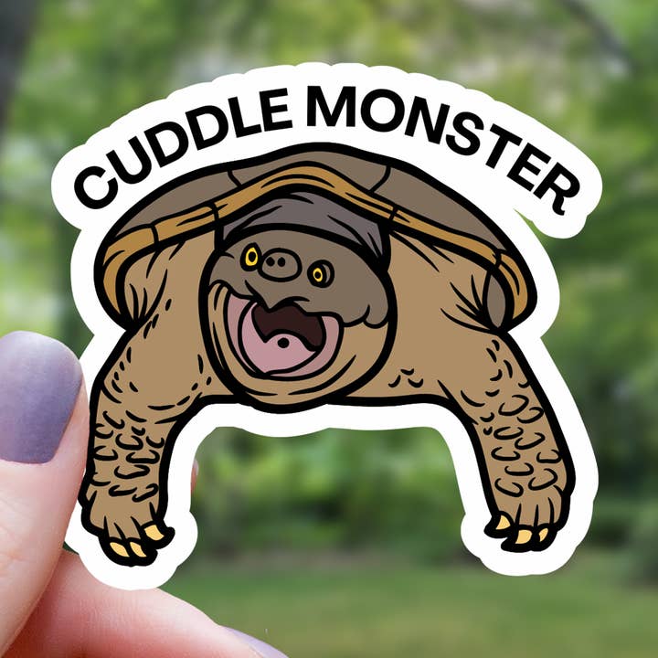 Pegatina de tortuga mordedora de monstruo abrazado - 3» para venta al por mayor de Mimic Gaming Co