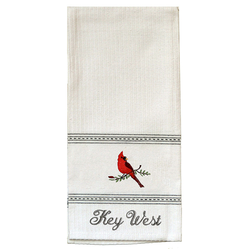 Taylor & Co.  - The Taylor Collection - Wholesale Tea Towel - Cardinal Premium Embroidered Kitchen Towels.Min 12.0