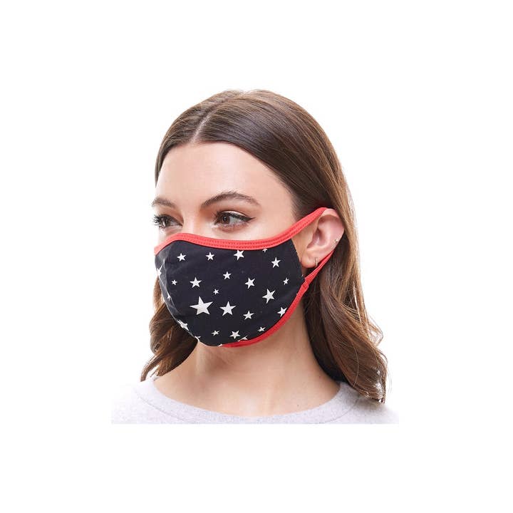 MILEY + MOLLY - Wholesale Protective Face Mask/Shield - Made in USA Face Cover Mask Cloth reusable Fashion Masks2