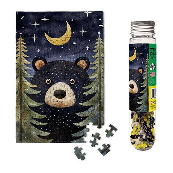 Micro Puzzles - Wholesale Puzzle - Adult - Forest Bear - wildlife souvenir gift mini jigsaw puzzle