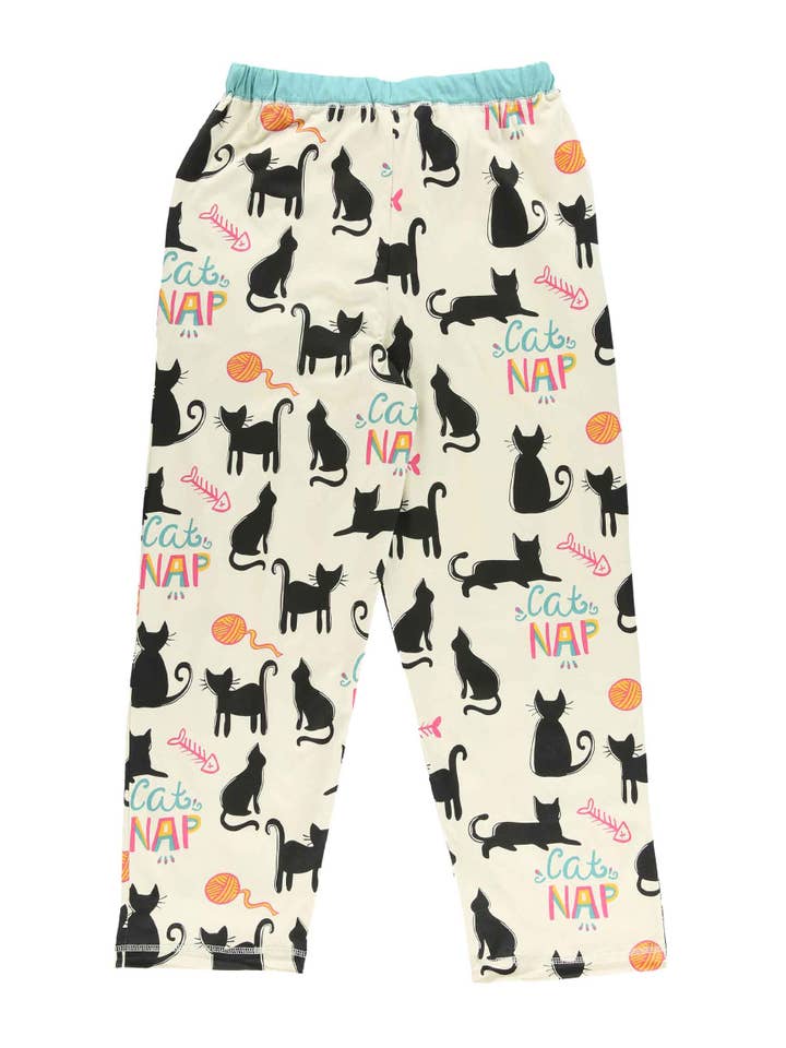 Lazy One - Wholesale Sleepwear Bottom - Women's - Cat Nap Blue Women's Pajama Pant1