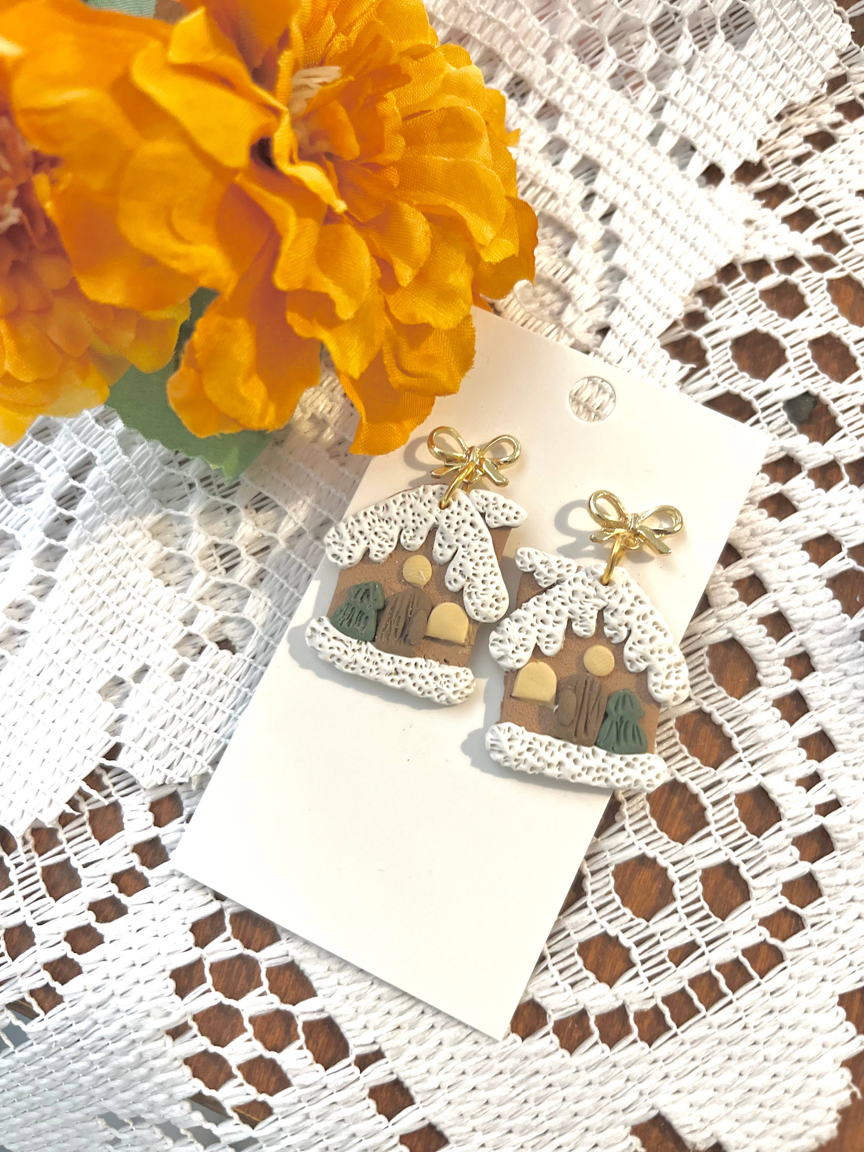 Terra Made - Wholesale Dangle Earrings - cozy cabin earrings 1