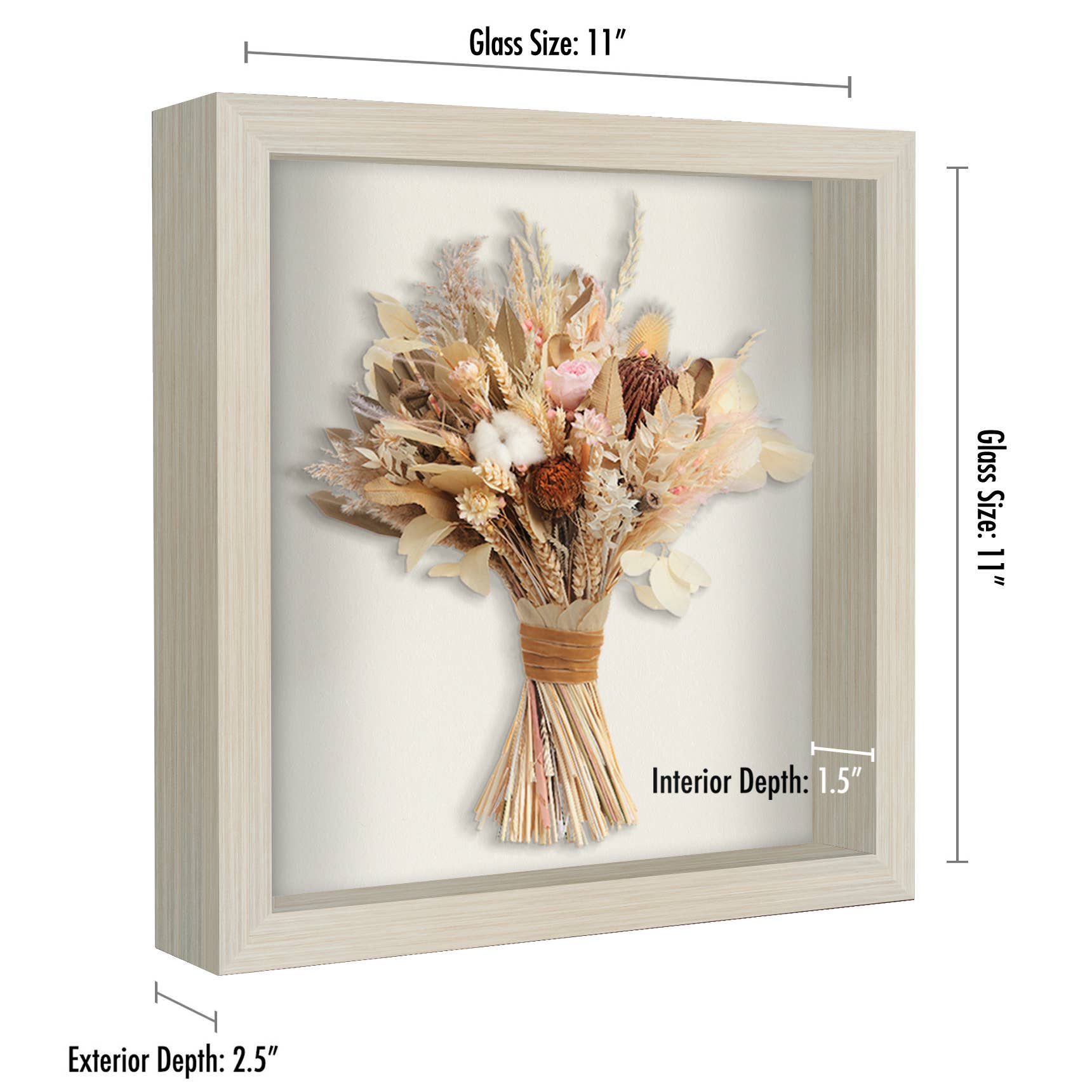 Americanflat - Wholesale Picture Frame - Americanflat Shadow Box Frame with Box Molding65