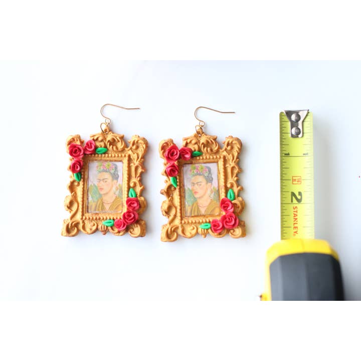 Skye Eclisse Jewelry – wholesale Hängande örhängen – Frida Kahlo örhängen för kvinnor, mexikanska statement-örhängen8