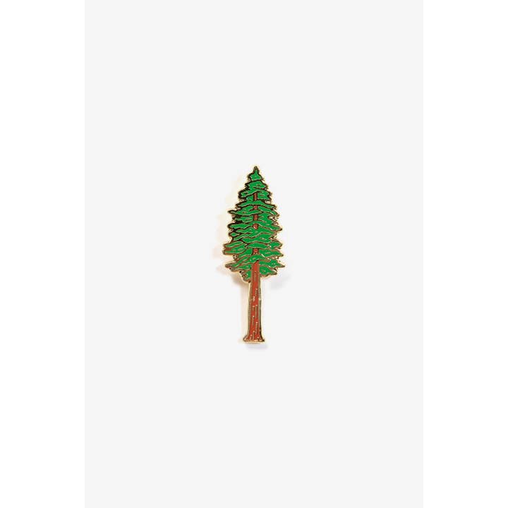 Upper Park Clothing - Wholesale Lapel Pin/Button - Redwood Tree Enamel Pin1