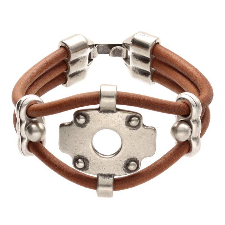 Katmandu Läderarmband för wholesale av Las Joyas de Amanda