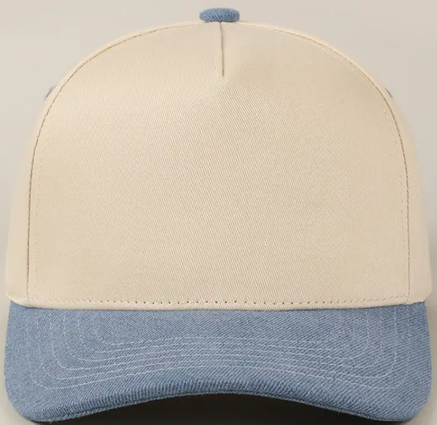 Fashion City – Engroshandel Baseballkasket - Til børn – Børns ensfarvede tofarvede baseballkasket i lærredsbomuld5