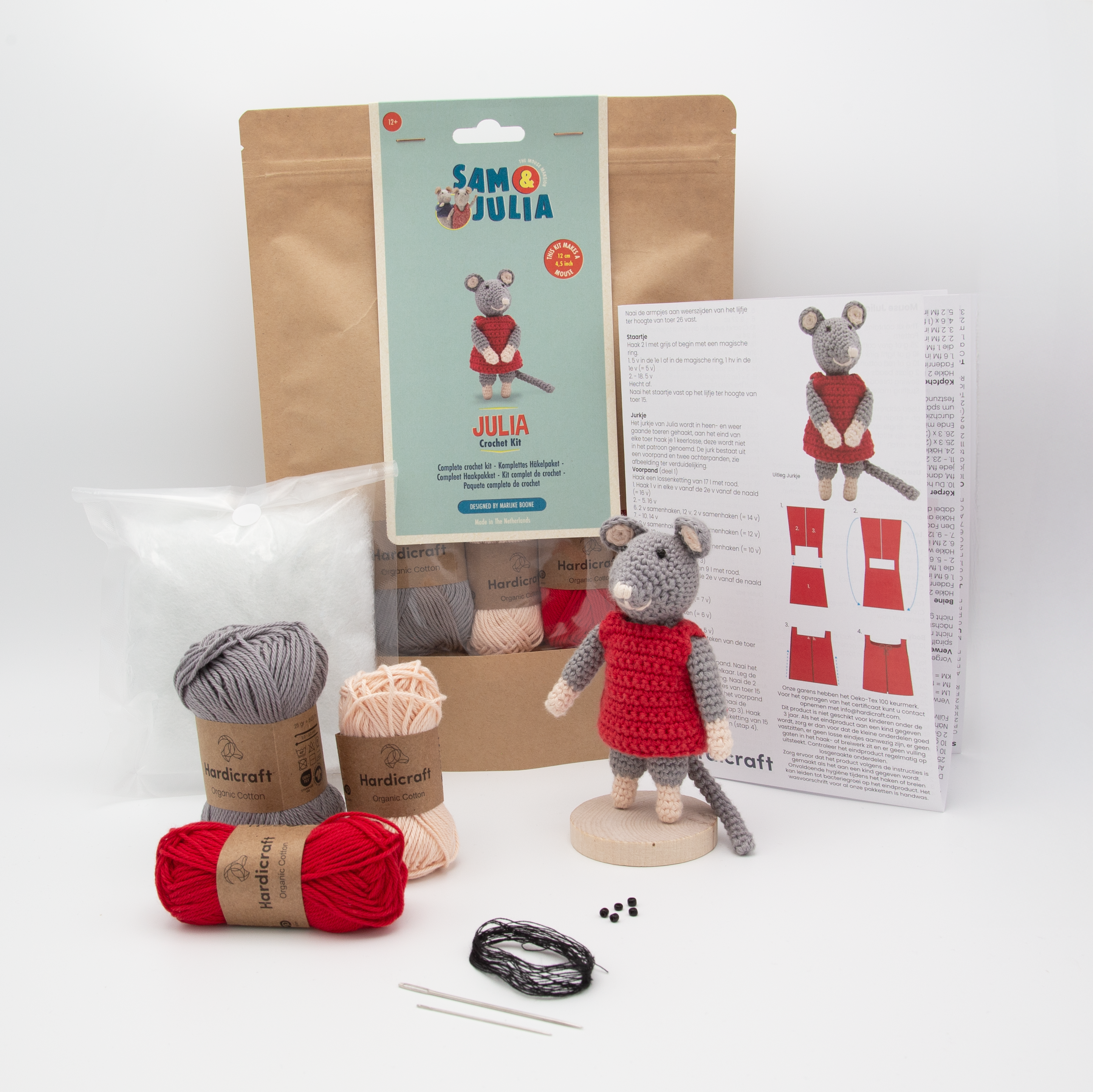 Hardicraft - Wholesale DIY Craft Kit - DIY Crochet Kit - Julia Mouse3