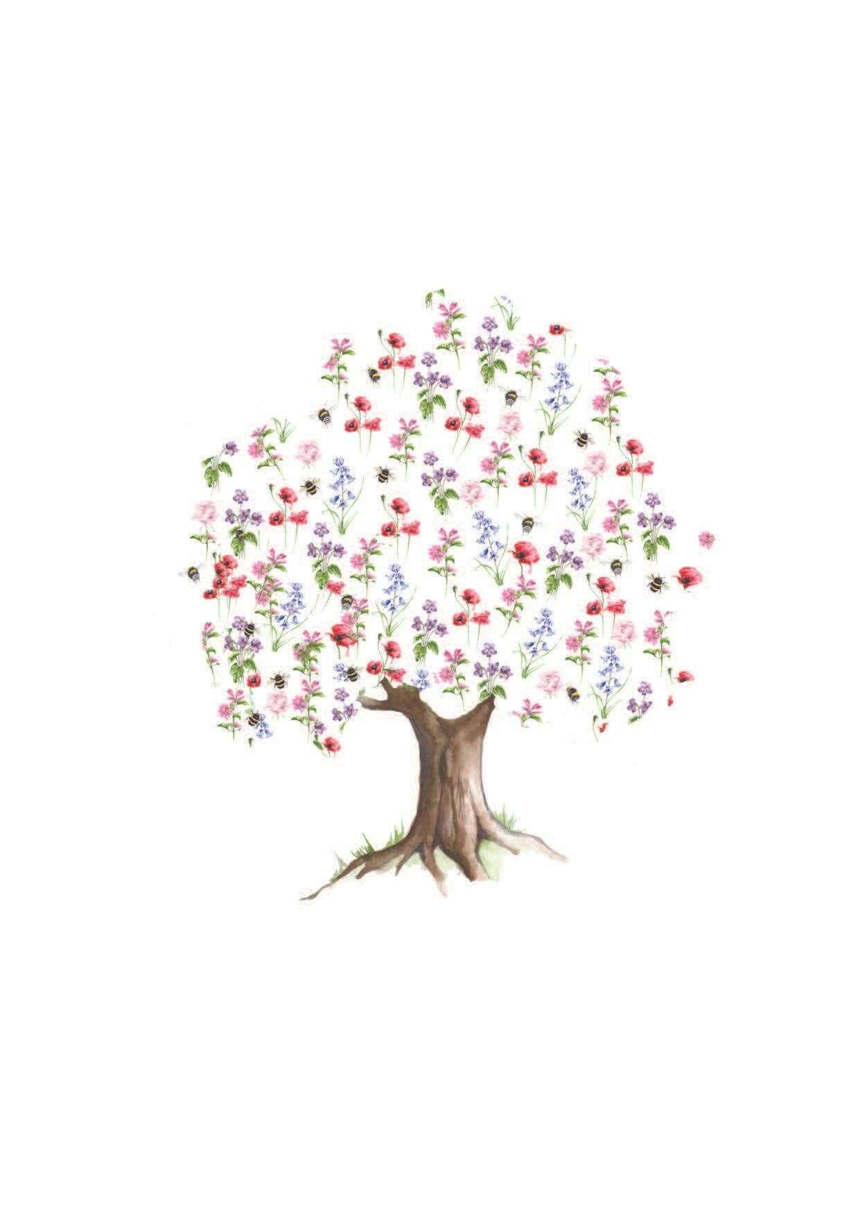 Crumble & Core – wholesale Stationery/notecard set – Notelet Set - Floral Notelets - Note Card Pack8