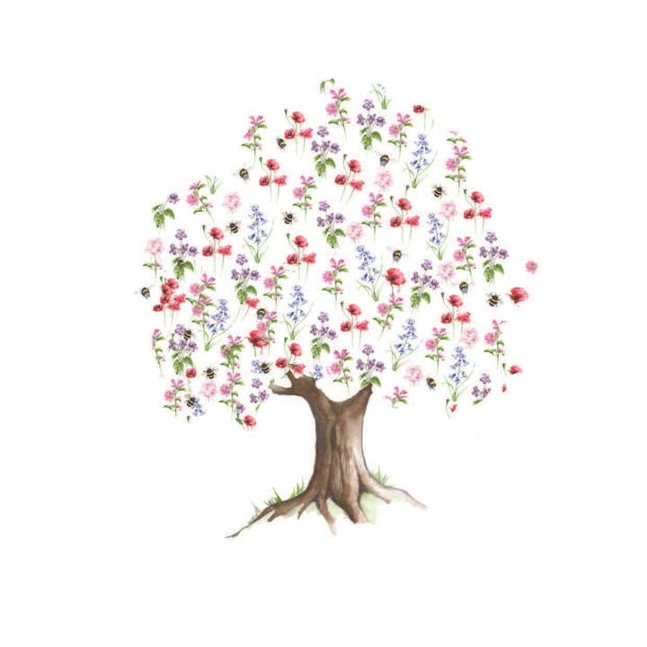 Crumble & Core – wholesale Stationery/notecard set – Notelet Set - Floral Notelets - Note Card Pack8