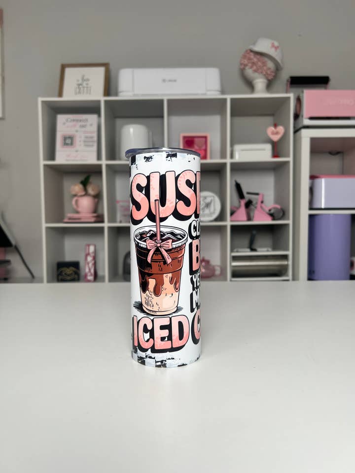 Not Broke For Coffee 20oz tumbler, Coffee quencher, Coffee Lover 20oz custom tumbler for wholesale by Selena Marie LLC