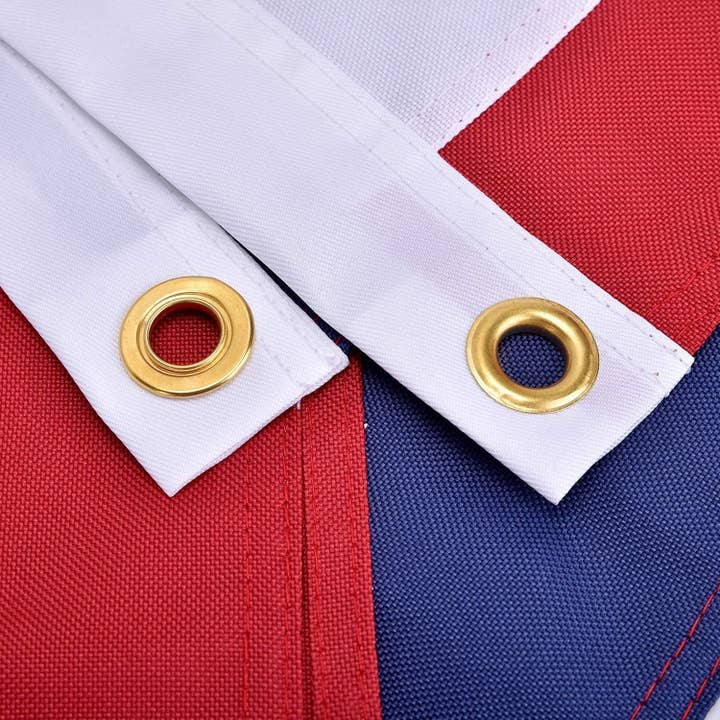 American Smart - Wholesale Flag - American Flag 10x15 ft 8x12 ft 6x10 ft 5x8 ft 4x6 ft 3x5 ft 2x3 ft Outdoor Heavy Duty Embroidered Stars USA Flag Sewn Stripes Fade Resistance Brass Grommets All Weather UV Active5